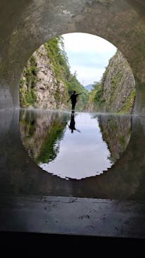 清津峡渓谷トンネルに投稿された画像（2025/8/8）