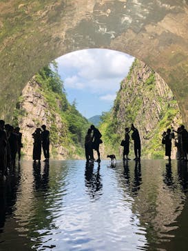 清津峡渓谷トンネルに投稿された画像（2025/8/9）