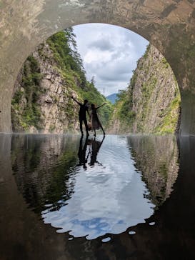 清津峡渓谷トンネルに投稿された画像（2025/8/9）