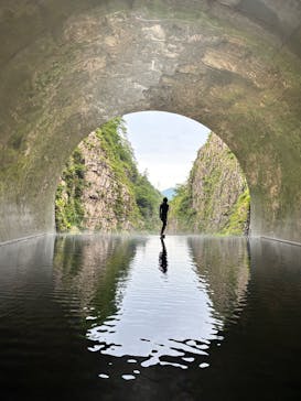 清津峡渓谷トンネルに投稿された画像（2025/8/10）