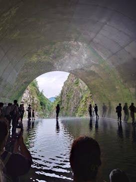 清津峡渓谷トンネルに投稿された画像（2025/8/10）