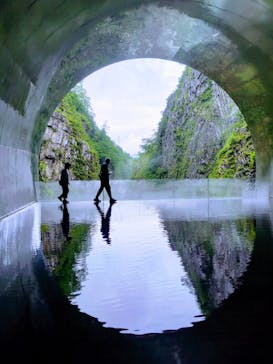清津峡渓谷トンネルに投稿された画像（2025/8/12）
