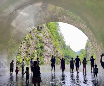 清津峡渓谷トンネルに投稿された画像（2025/8/12）