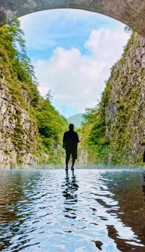 清津峡渓谷トンネルに投稿された画像（2025/8/13）