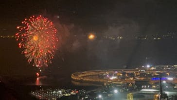 さきしまコスモタワー展望台に投稿された画像（2025/8/14）