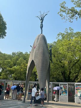 広島平和記念資料館に投稿された画像（2025/8/14）