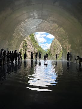 清津峡渓谷トンネルに投稿された画像（2025/8/15）