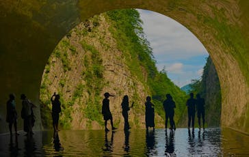 清津峡渓谷トンネルに投稿された画像（2025/8/16）