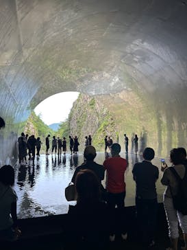 清津峡渓谷トンネルに投稿された画像（2025/8/16）