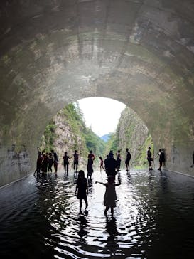 清津峡渓谷トンネルに投稿された画像（2025/8/17）