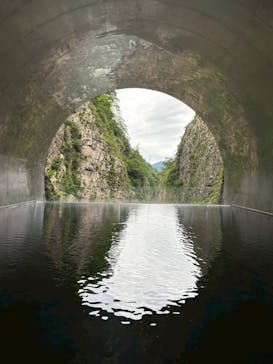 清津峡渓谷トンネルに投稿された画像（2025/8/18）