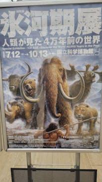 特別展「氷河期展 〜人類が見た4万年前の世界〜」（国立科学博物館）に投稿された画像（2025/8/19）