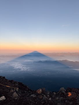 富士山吉田ルート（山梨県）に投稿された画像（2025/8/20）