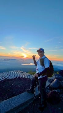 富士山吉田ルート（山梨県）に投稿された画像（2025/8/22）