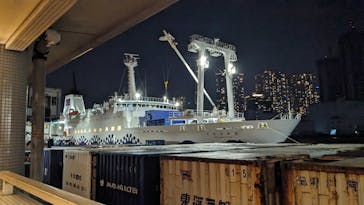 停泊型船上ビアガーデン「さるBEER」に投稿された画像（2025/8/24）