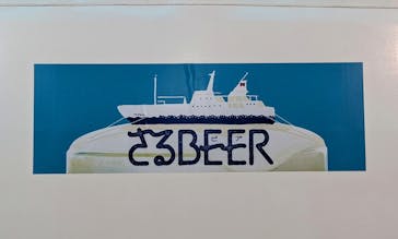 停泊型船上ビアガーデン「さるBEER」に投稿された画像（2025/8/24）