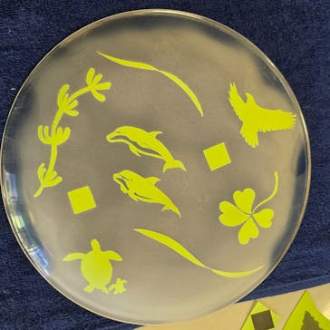 サンドブラスト本部教室 砂で削るガラス工芸教室に投稿された画像（2025/9/2）