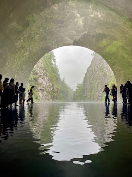 清津峡渓谷トンネルに投稿された画像（2025/9/14）