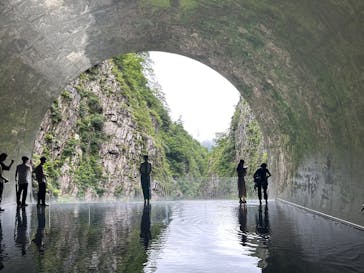 清津峡渓谷トンネルに投稿された画像（2025/9/17）