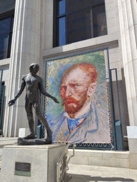 阪神・淡路大震災30年 　　大ゴッホ展　夜のカフェテラスに投稿された画像（2025/9/28）