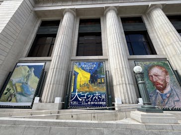 阪神・淡路大震災30年 　　大ゴッホ展　夜のカフェテラスに投稿された画像（2025/9/28）