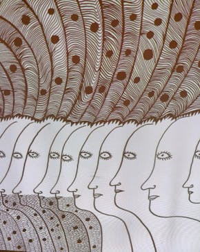 朝日新聞名古屋本社発刊90周年記念 松本市美術館所蔵 「草間彌生　版画の世界―反復と増殖―」に投稿された画像（2025/10/10）