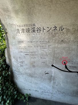 清津峡渓谷トンネルに投稿された画像（2025/10/12）