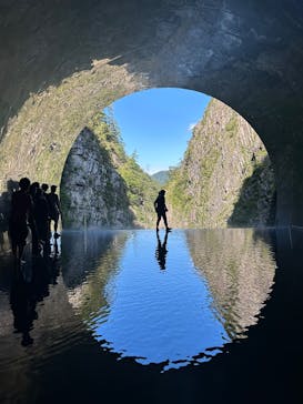 清津峡渓谷トンネルに投稿された画像（2025/10/12）