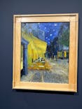 阪神・淡路大震災30年 　　大ゴッホ展　夜のカフェテラスに投稿された画像（2025/10/25）