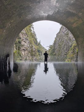 清津峡渓谷トンネルに投稿された画像（2025/10/27）