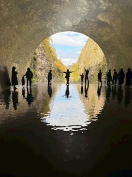 清津峡渓谷トンネルに投稿された画像（2025/11/3）