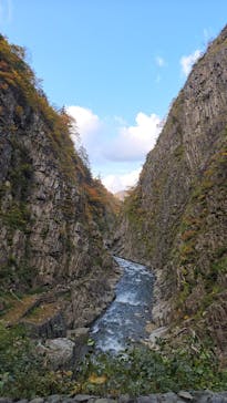 清津峡渓谷トンネルに投稿された画像（2025/11/7）