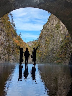 清津峡渓谷トンネルに投稿された画像（2025/11/8）