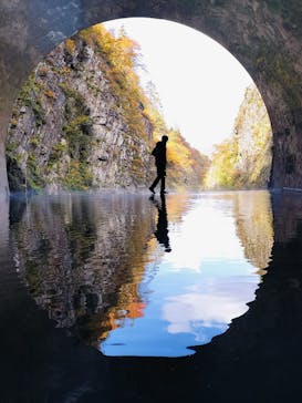 清津峡渓谷トンネルに投稿された画像（2025/11/8）