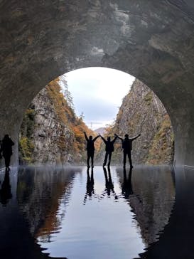 清津峡渓谷トンネルに投稿された画像（2025/11/8）