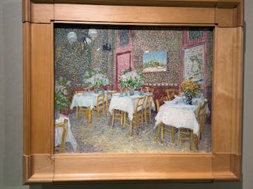 阪神・淡路大震災30年 　　大ゴッホ展　夜のカフェテラスに投稿された画像（2025/11/15）