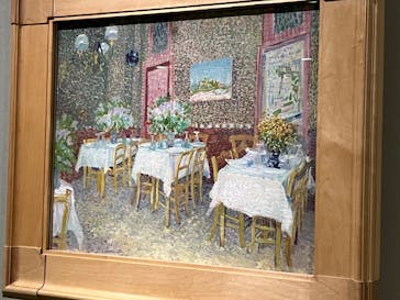 阪神・淡路大震災30年 　　大ゴッホ展　夜のカフェテラスに投稿された画像（2025/11/16）