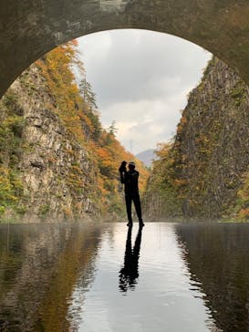 清津峡渓谷トンネルに投稿された画像（2025/11/18）