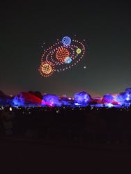 万博夜空がアートになる日に投稿された画像（2025/11/23）