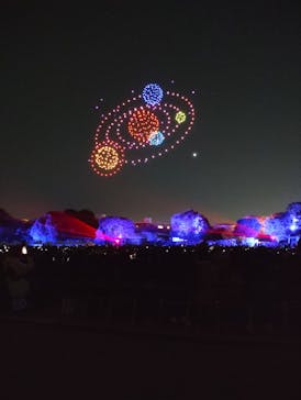 万博夜空がアートになる日に投稿された画像（2025/11/23）