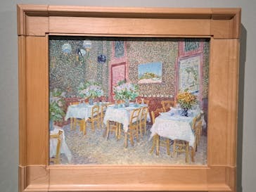 阪神・淡路大震災30年 　　大ゴッホ展　夜のカフェテラスに投稿された画像（2025/12/11）