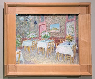 阪神・淡路大震災30年 　　大ゴッホ展　夜のカフェテラスに投稿された画像（2025/12/17）