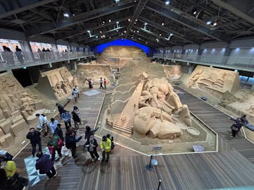 鳥取砂丘砂の美術館に投稿された画像（2025/12/20）