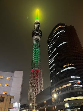 東京スカイツリーに投稿された画像（2025/12/25）
