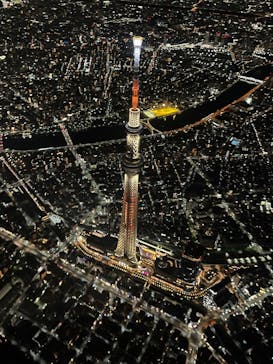 東京夜景ヘリコプターに投稿された画像（2025/12/28）