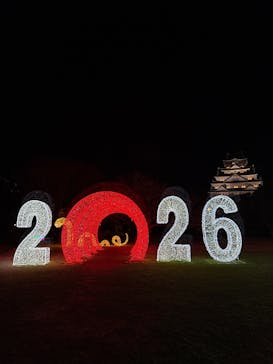 大阪城イルミナージュに投稿された画像（2025/12/28）