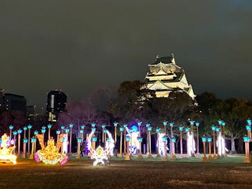 大阪城イルミナージュに投稿された画像（2026/1/1）