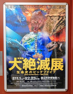 特別展「大絶滅展―生命史のビッグファイブ」に投稿された画像（2026/1/3）