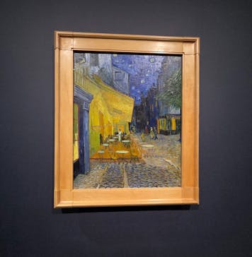 阪神・淡路大震災30年 　　大ゴッホ展　夜のカフェテラスに投稿された画像（2026/1/9）