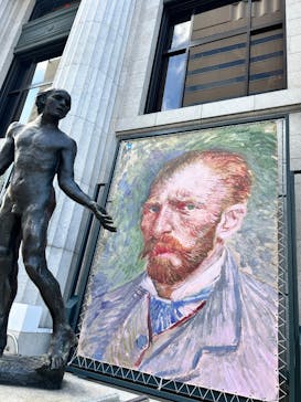 阪神・淡路大震災30年 　　大ゴッホ展　夜のカフェテラスに投稿された画像（2026/1/12）